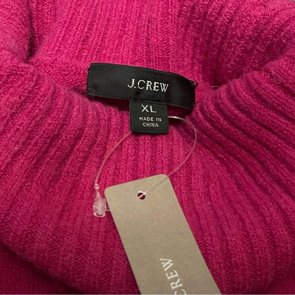 🩷 NWT J. Crew NWT Women's Pink Turtleneck Sweater